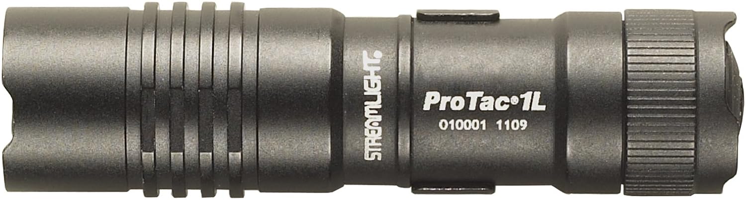 STREAMLIGHT Streamlight 88030 ProTac 1L Flashlight 275 Lumen with CR123A Batteries, Holster, Black