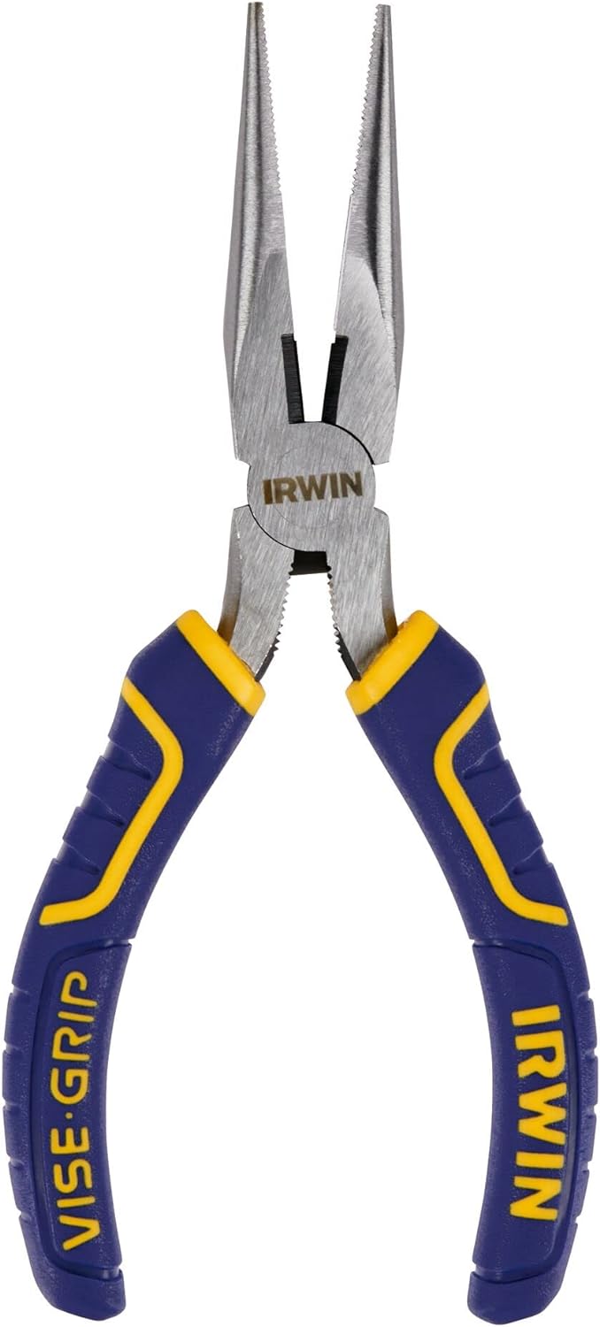 IRWIN IRWIN 2078216 VISE-GRIP Long Nose Pliers with Protouch Grip Handle 6 Inch