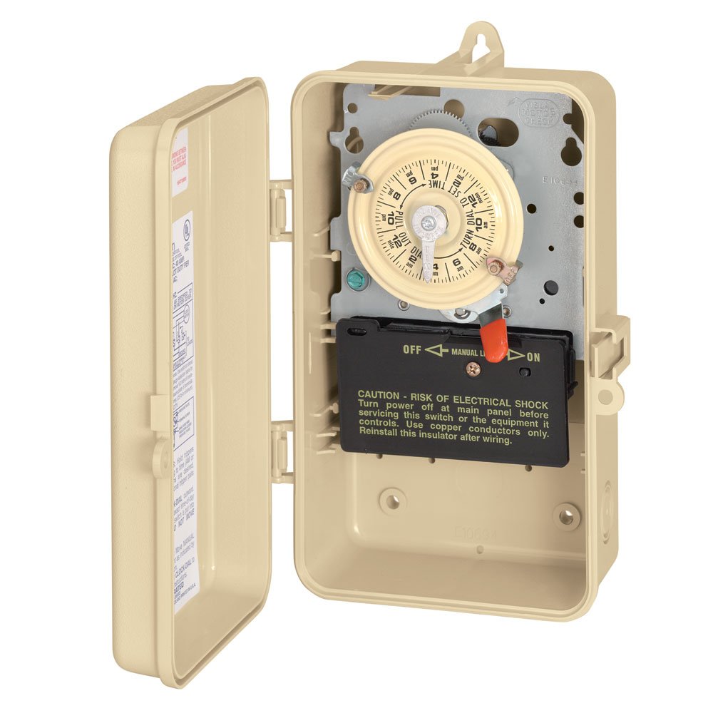 INTERMATIC Intermatic T101R3 Timer Switch in Metal Enclosure Beige