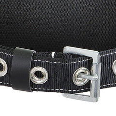 Peakworks V8255223 Fall Protection Full Body Safety Harness with Positioning Belt, Padded Lumbar Support, Back & Side D-Rings, Pass Thru Leg Buckles, Large