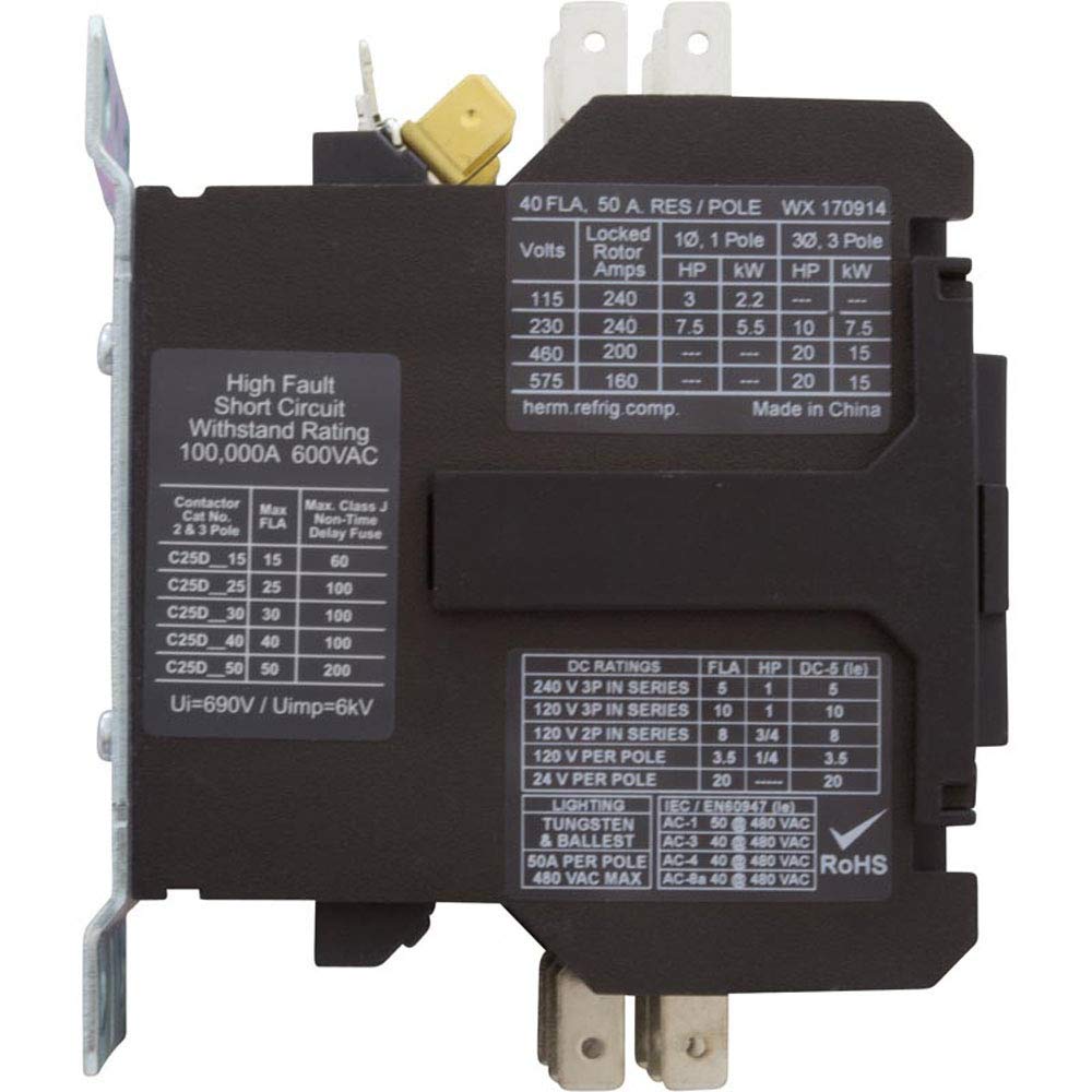 COATES HEATER Coates 21001000 Contactor 3P 40A 208v