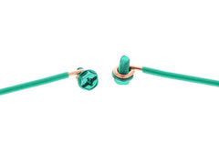 IDEAL 30-3392 Solid Grounding Pigtail with Screw, 12 AWG, 8 in Length, Green