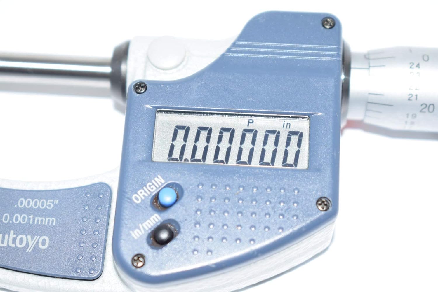 MITUTOYO Mitutoyo 293-831-30 Digimatic Micrometer, Range: 0-1/0-25.4 mm