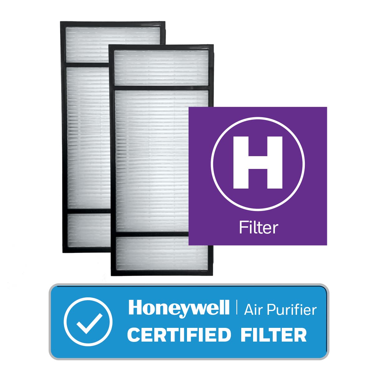 HONEYWELL Honeywell HRF-H2 True HEPA Air Purifier Replacement Filter H, 2-Pack 2 Count Pack of 1