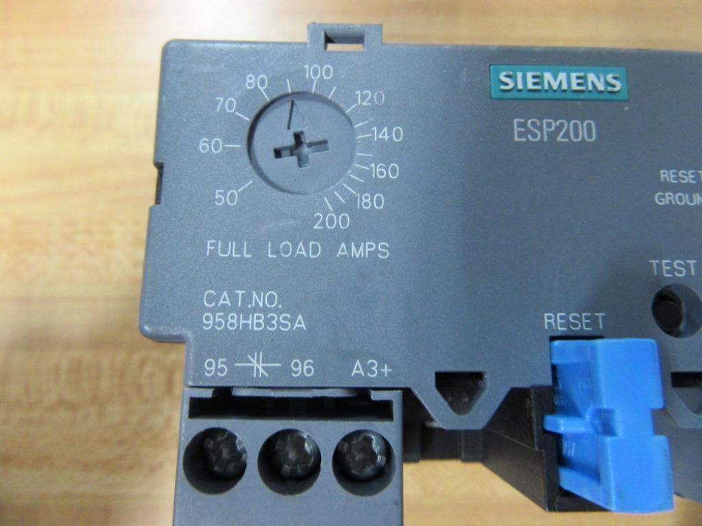 SIEMENS Siemens 3UB85335HW2 Overload Relay 50/200A 3 Phase