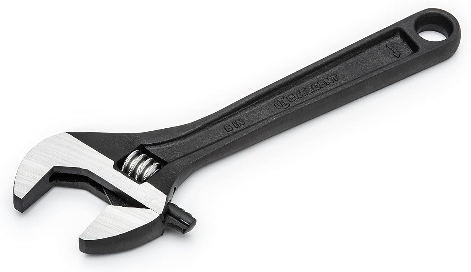 CRESCENT Crescent AT26BK 6 Adjustable Black Oxide Wrench - Bagged