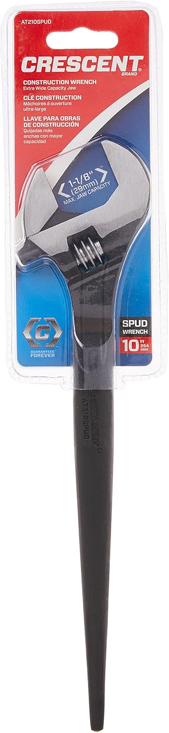 CRESCENT Crescent AT210SPUD Adjustable Black Oxide Construction Wrench 10 Inch