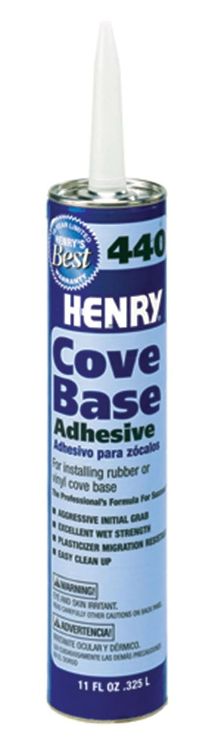 HENRY Henry 12105 Cove Base Adhesive 11 oz Cartridge Pack of 5