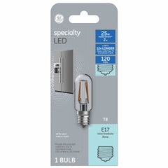 GE G E Lighting 93128998 Led T8 Bulb 2W 200 Lumens 3000K