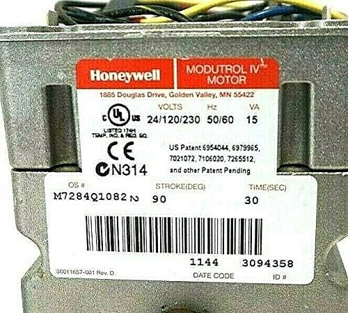 HONEYWELL Honeywell M7284Q1082 Motor 24V 150 lb-in Torque Modulating Control 4-20mA Non-Spring Return