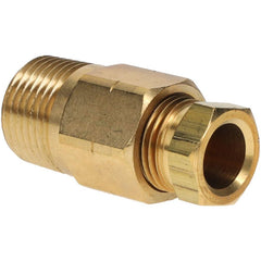 PARKER Parker 68HD-6-6 Compression Tube Connector 3/8 in Brass