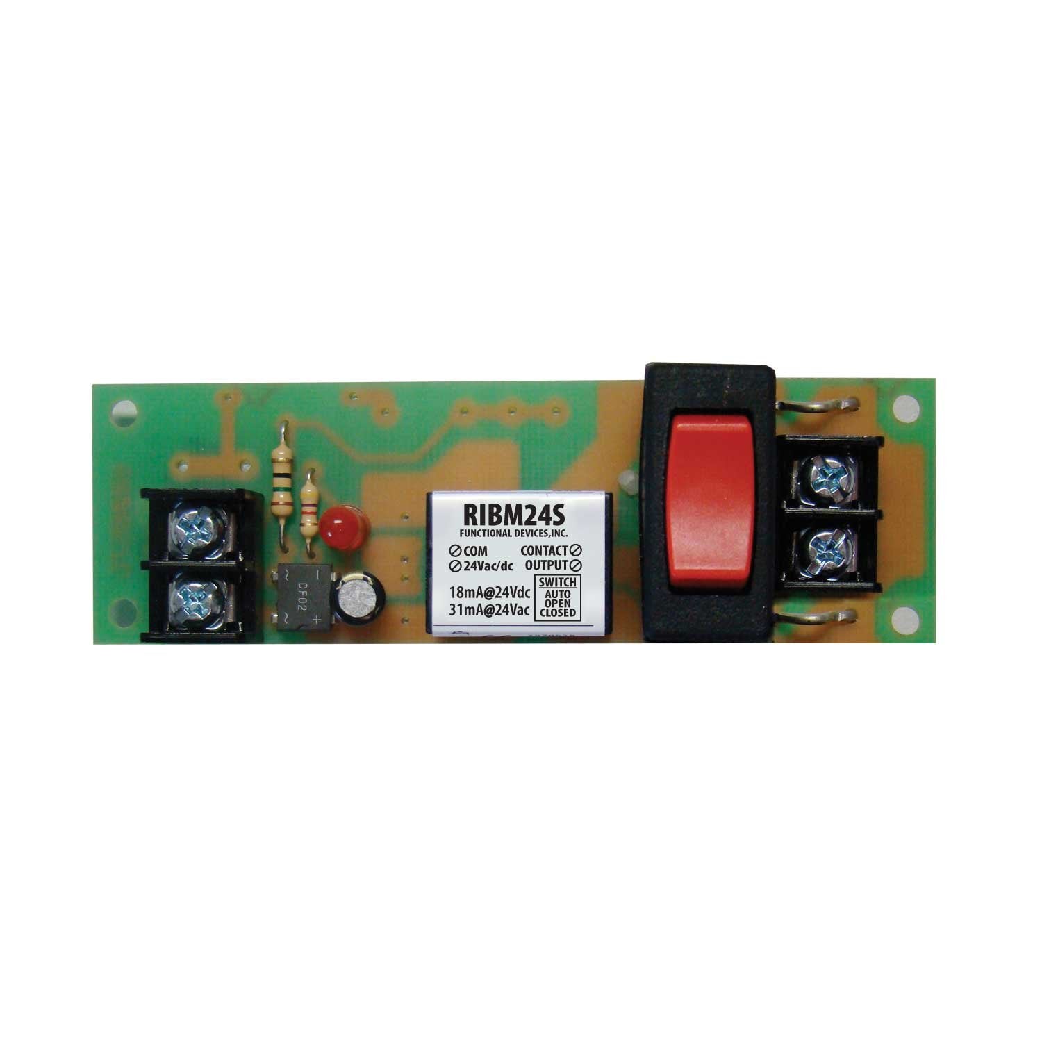 FUNCTIONAL DEVICES RIBM24S RELAYS