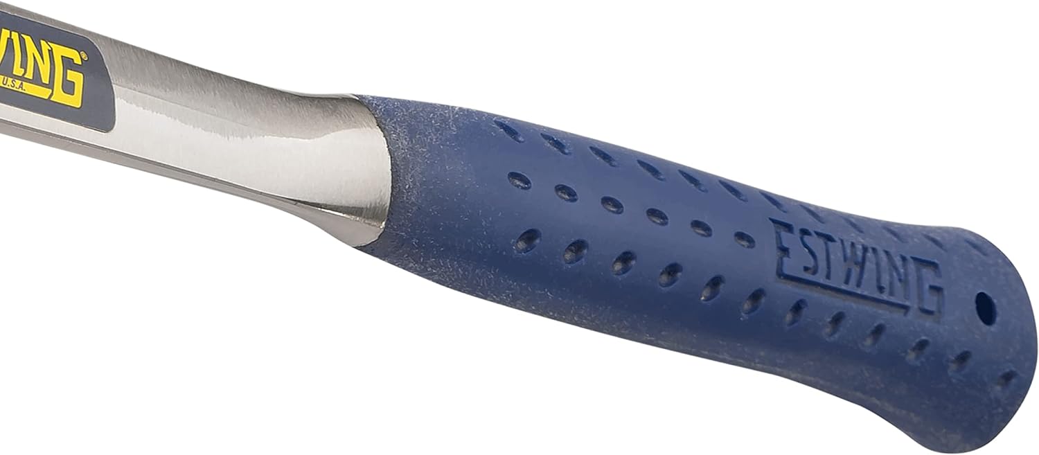 ESTWING Estwing E3-22SM Framing Hammer 22 oz Long Handle Milled Face Shock Reduction Grip