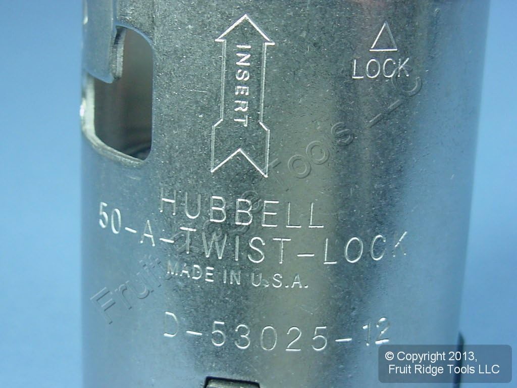 HUBBELL Hubbell CS8365C Plug 3P 4W 50-Amp250-volt AC LKG