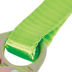 Peakworks V815404 Fall Protection Restraint Lanyard with Webbing and 2 Snap Hooks 4 ft Length Green