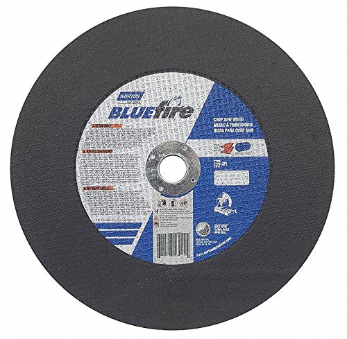 NORTON Norton 66252843171 Blue Fire Small Diameter Cut-Off Wheel 4 Inch x 1/16 Inch Pack of 25