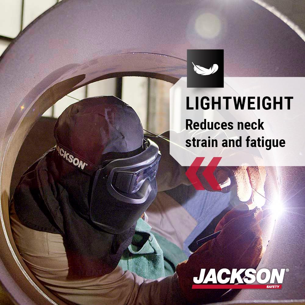 JACKSON SAFETY Jackson Safety 46200 Rebel ADF Welding Mask True Color Technology Wrap Around Protection Flame Resistant