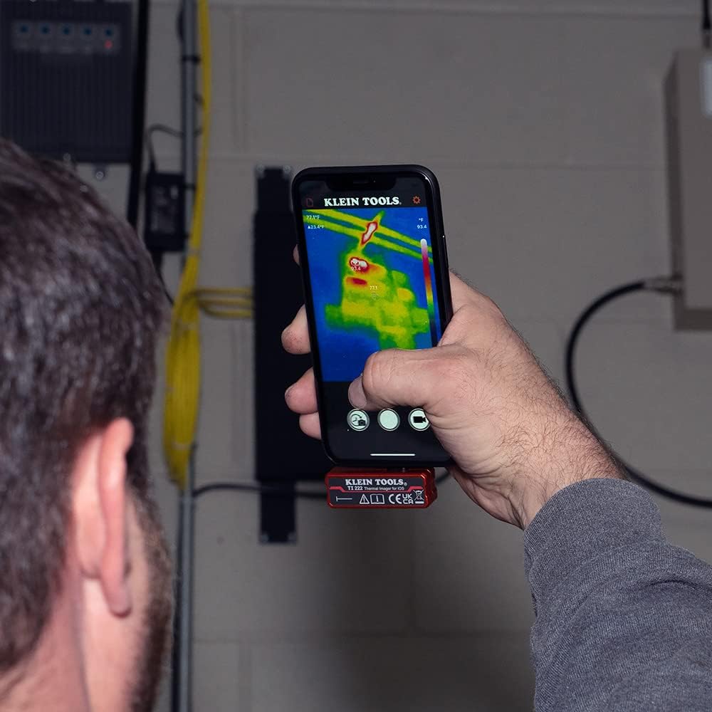 KLEIN TOOLS Klein Tools TI222 Thermal Imager for iOS Devices, 10,800 Pixels