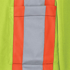 Pioneer V1051160U-L Safety Shirt Hi-Vis Yellow/Green Large