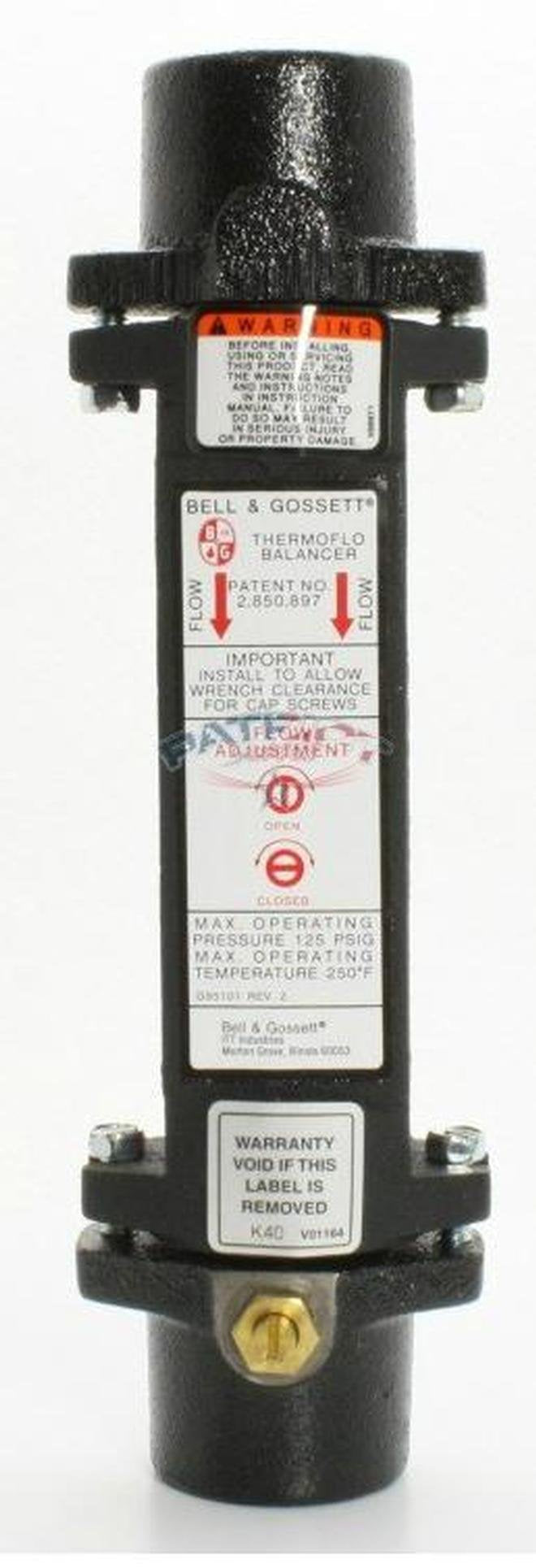BELL & GOSSETT Bell & Gossett 127002 TB-1 Thermoflo Balancer - Visual Indication of Hydronic System Balance