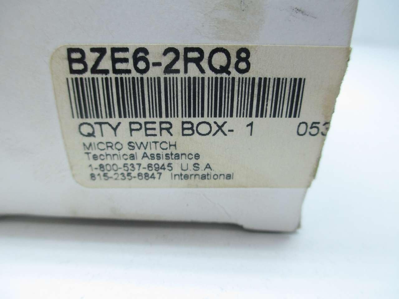 HONEYWELL Honeywell BZE6-2RQ8 Top Roller Plunger Switch SPDT 15 Amps