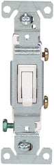 EATON Eaton 1301-7W Wiring 15 Amp Single-pole Grounding Toggle Switch