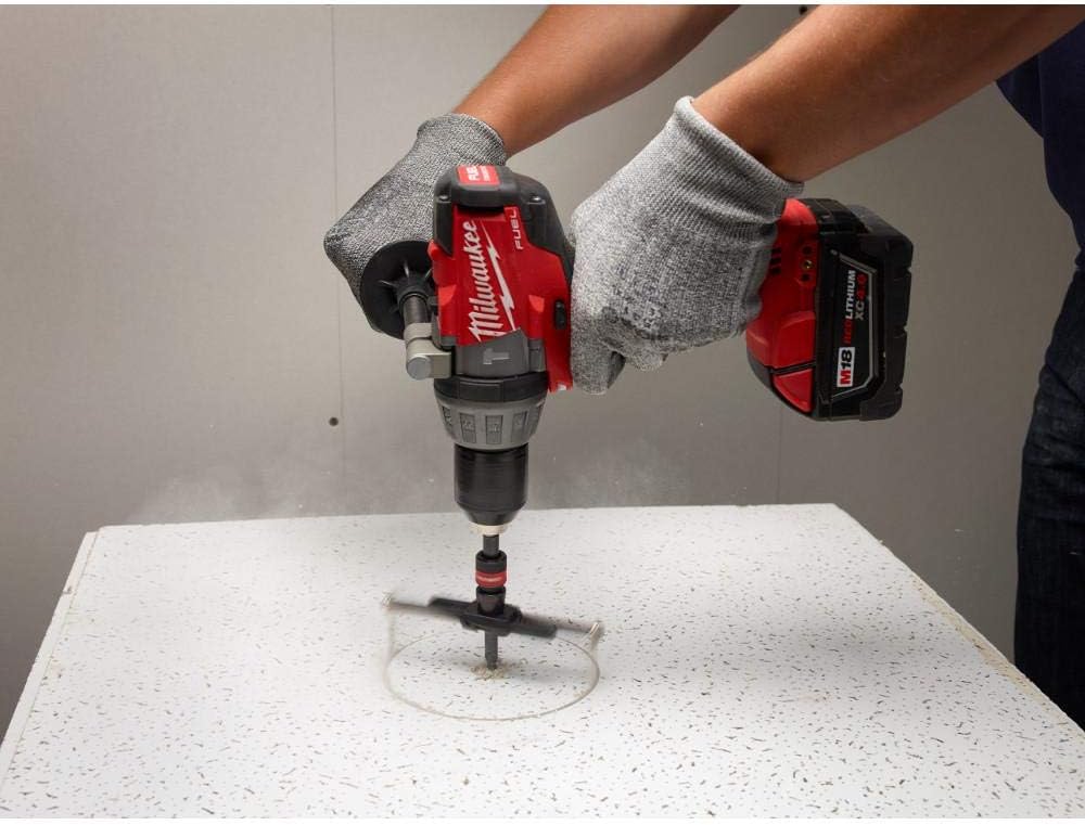 MILWAUKEE Milwaukee 49-56-0320 Adjustable Hole Cutter 2 to 7 Inch Diameter Cutter 1 Inch Cutting Depth