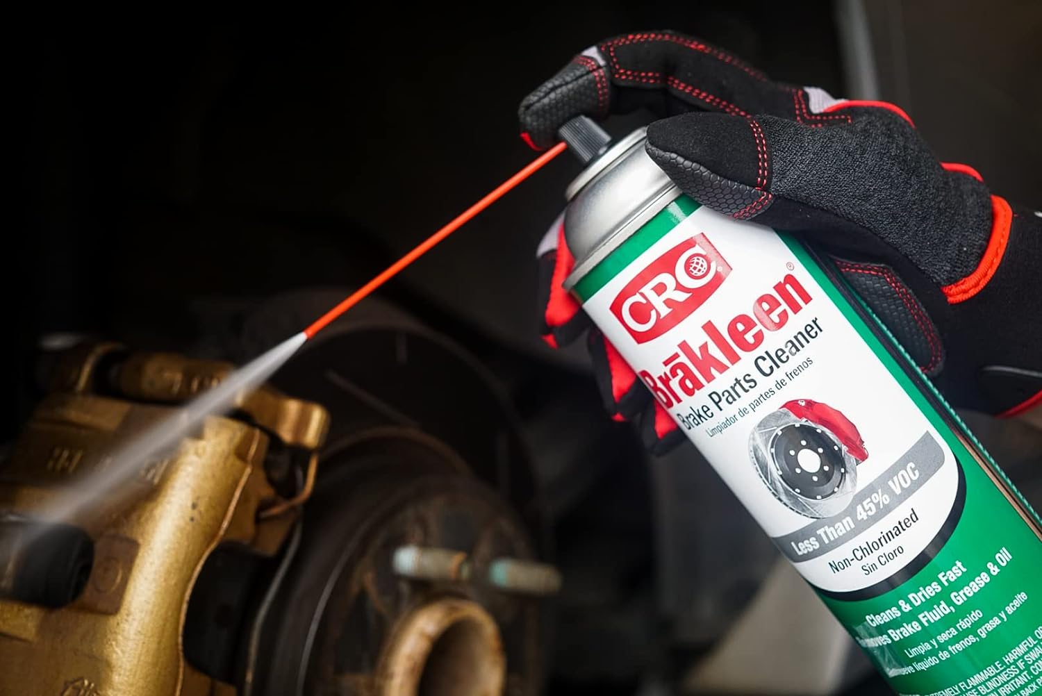 CRC INDUSTRIES CRC 05084 Brakleen Brake Parts Cleaner Non-Chlorinated 14 Wt Oz
