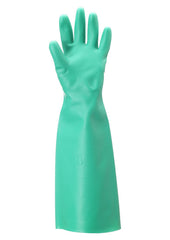 Ansell 37-185-10 Sol-Vex Unlined Nitrile Gloves Size 10 Green 22 Mil
