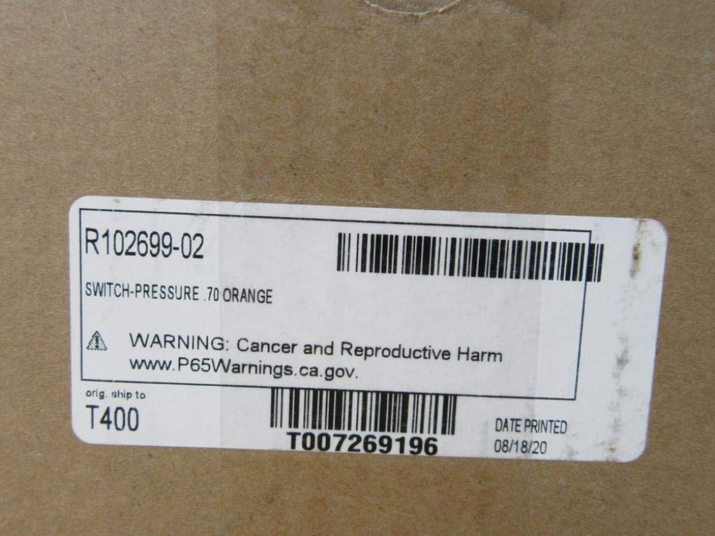 ARMSTRONG AIR Armstrong R102699-02 SPST Pressure Switch -.70 wc