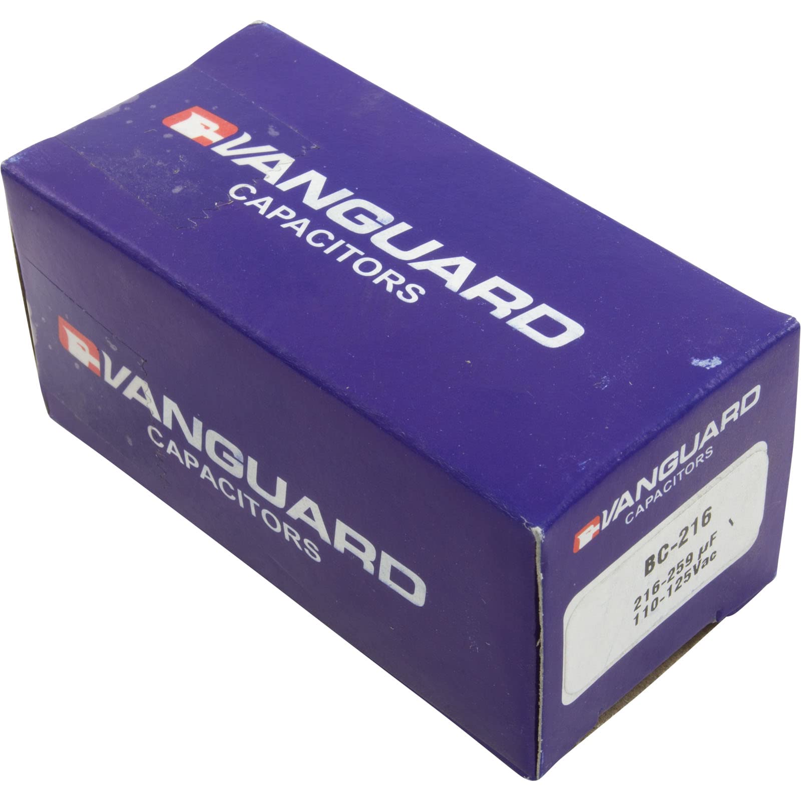 VANGUARD Vanguard BC-216 Start Capacitor 216-259 MFD 115v 1-7/16 x 2-3/4