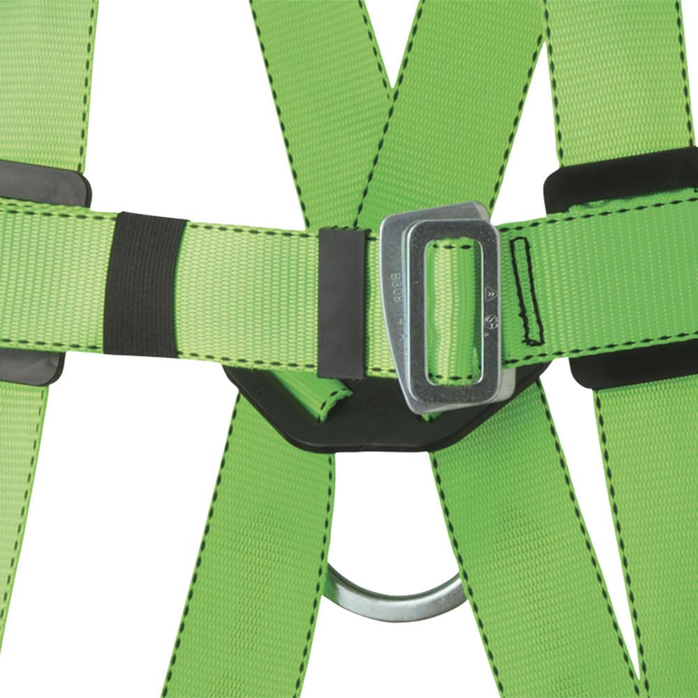 PEAKWORKS Peakworks V8002210 Full Body Safety Harness, 5-Point Adjustment, D-Rings, Universal Fit