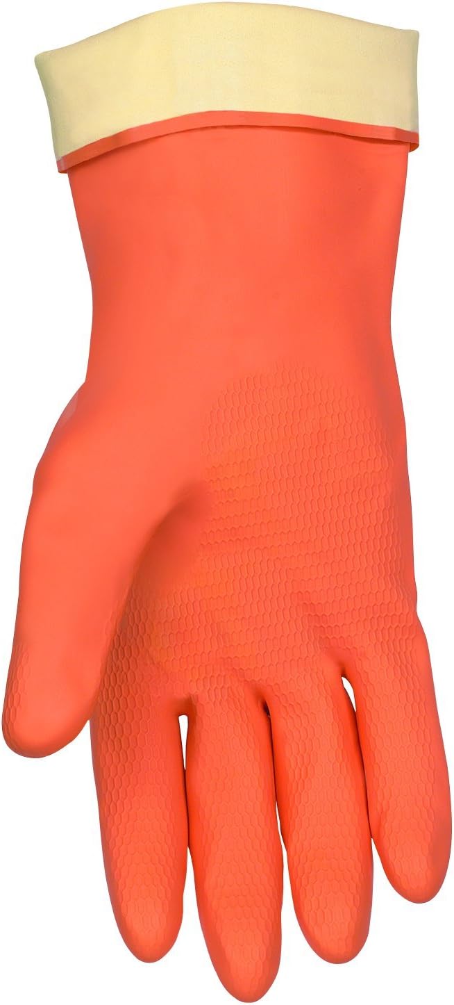 MCR SAFETY MCR Safety 5430XL Chemical-Resistant Gloves XL Orange