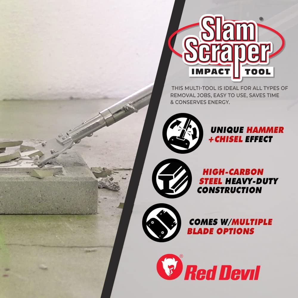 RED DEVIL Red Devil 2105 Inc. Slam Scraper Impact Tool, Metal