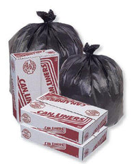 Pitt Plastics MR38604MK 60 Gallon Trash Bag Black 38x60