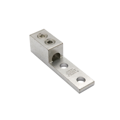 BURNDY KKA31U2N Aluminum Universal Terminal 2 Hole 6 AWG (Str)-350 kcmil 1/2 Stud