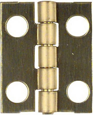NATIONAL HARDWARE National Mfg N211-193 Solid Brass Narrow Hinge 4 Pack