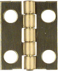 NATIONAL HARDWARE National Mfg N211-193 Solid Brass Narrow Hinge 4 Pack