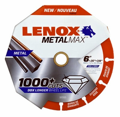 LENOX American Saw Mfg Co 1972923 Diamond Cut-off Wheel 6in