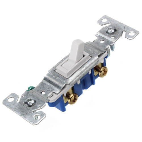 DIVERSITECH DiversiTech 625-1301W 15A 120V 1-Pole Electric Toggle Switch