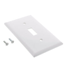 DiversiTech 625-2134W Single Toggle Cover with 1/2 Mounting Screws White