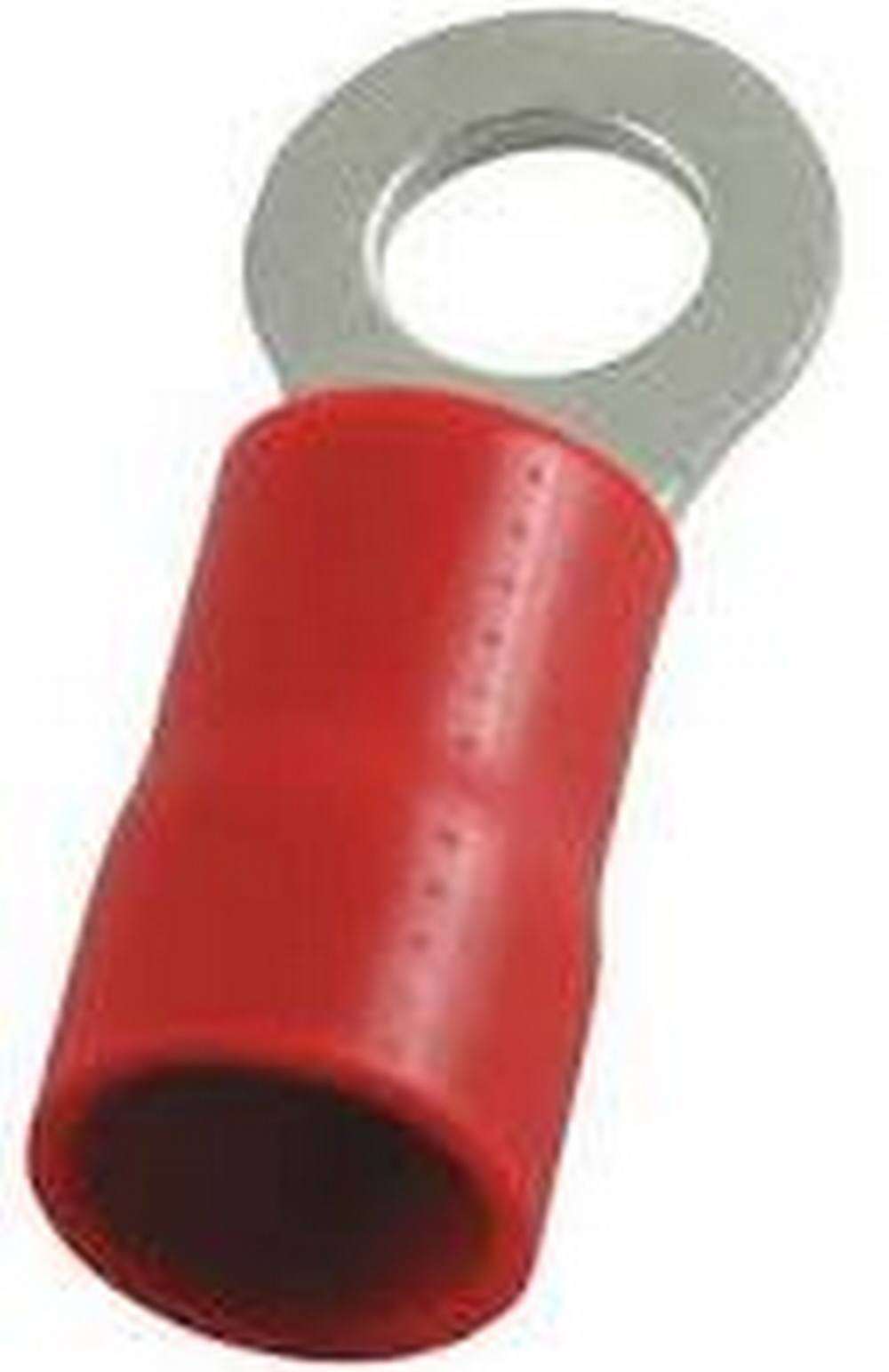 DIVERSITECH Diversitech 6257NX Insulated Ring Terminal 8 AWG Conductor 1/4 in Stud