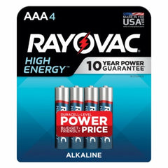 RAYOVAC Rayovac 824-4K Aaa Alkaline Battery 4 Pack