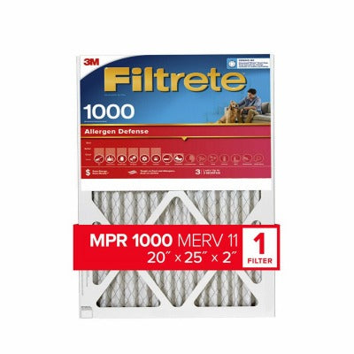 3M 3M NADP03-2IN-4 Filtrete Air Filter 1000 Mpr 20x25x2 4-pack