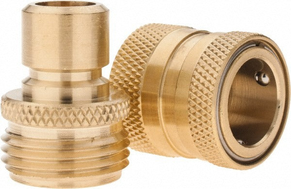COILHOSE PNEUMATICS Coilhose Pneumatics 100K Garden Hose Coupler Set 3/4 in