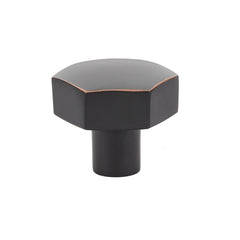 EMTEK Emtek 86458US10B Mod Hex Cabinet Knob Oil Rubbed Bronze