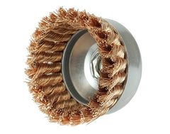 WEILER Weiler 12776 Single Row Knot Wire Cup Brush 4 in (5/8-11 Nut)