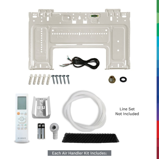 BOSCH Bosch 8733956711 Pro Pack 5 or More Zones 48000 BTU Ductless Mini Split Air Conditioner Heat Pump Included with 230 Volt