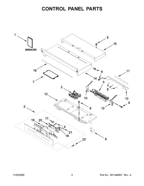 WHIRLPOOL W11216673 WIRING HARNESSES