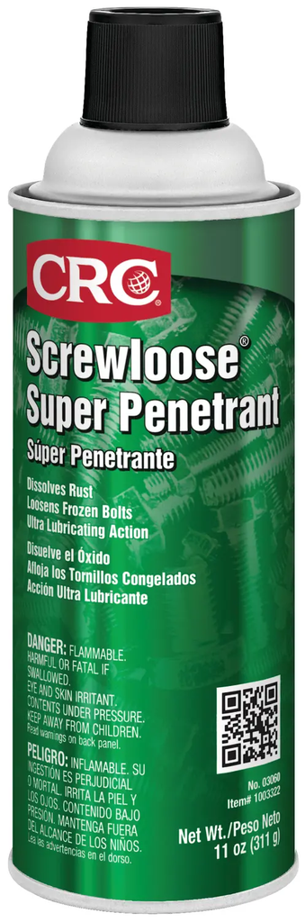 CRC INDUSTRIES CRC 03060 Screwloose Super Penetrant 16 oz Aerosol Can